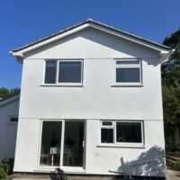 house back render white